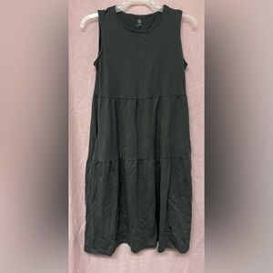 Uniqlo Girls Grey Dress With Pockets Size 11-12